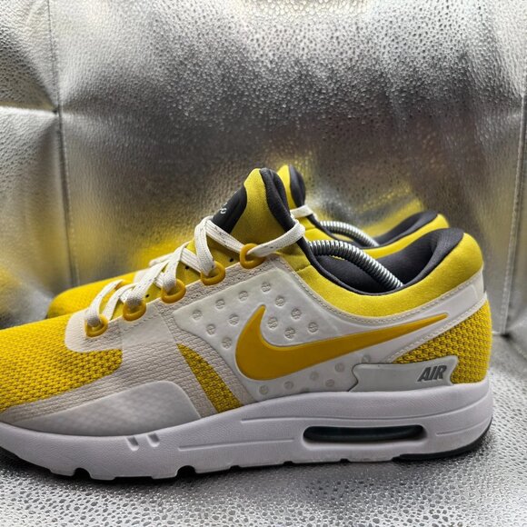 Size 11 Nike Air Max Zero CS Tinker Hatfield Yellow White Mens Shoes 789695-100 - Picture 4 of 11